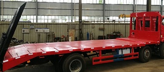 程力威牌CLW5250TPBC5型平板运输车