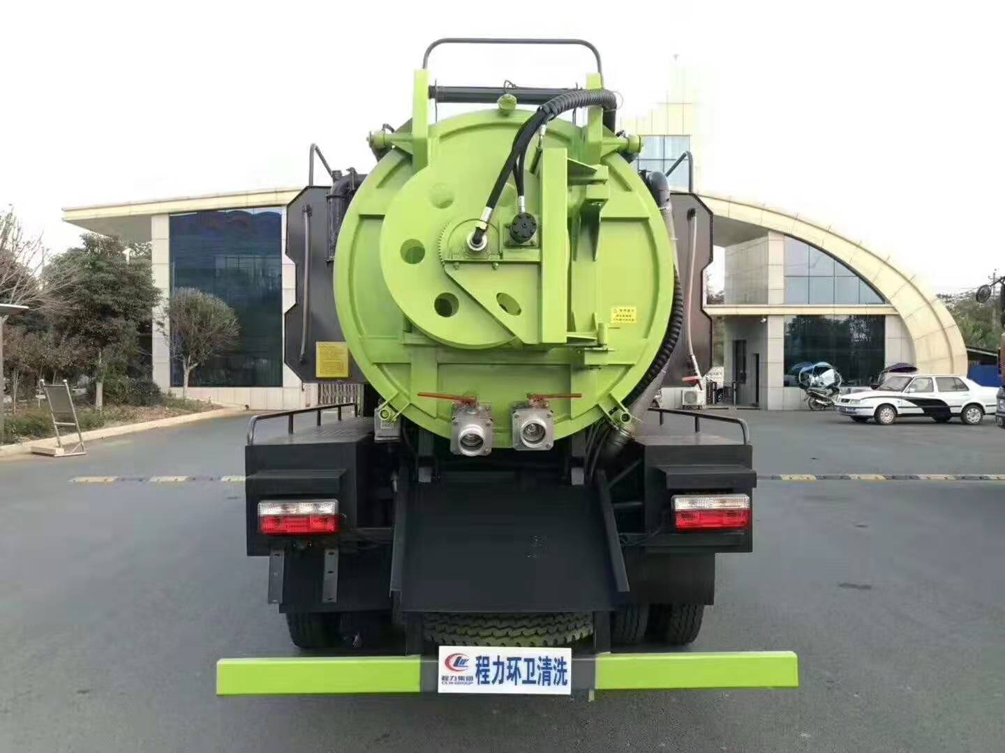 国六清洗吸污车_大东风多利卡清洗吸污车CLW5121GQW6型清洗吸污车